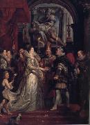 Peter Paul Rubens The Wedding by Proxy of Marie de'Medici to King Henry IV (MK01) USA oil painting artist